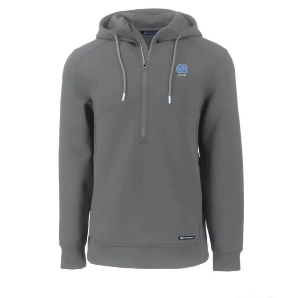 Cutter & Buck Men's Gray 1/2 Zip Hoodie UNC Tarheels
Atheletic